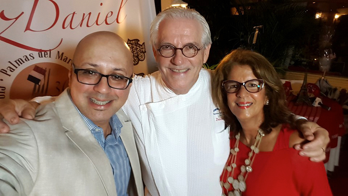 Obed Borrero, Chef Daniel Vasse, Lissette Rosado